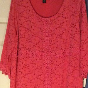 Alfani Women's Plus Lace Bell-Sleeve A-Line Dress